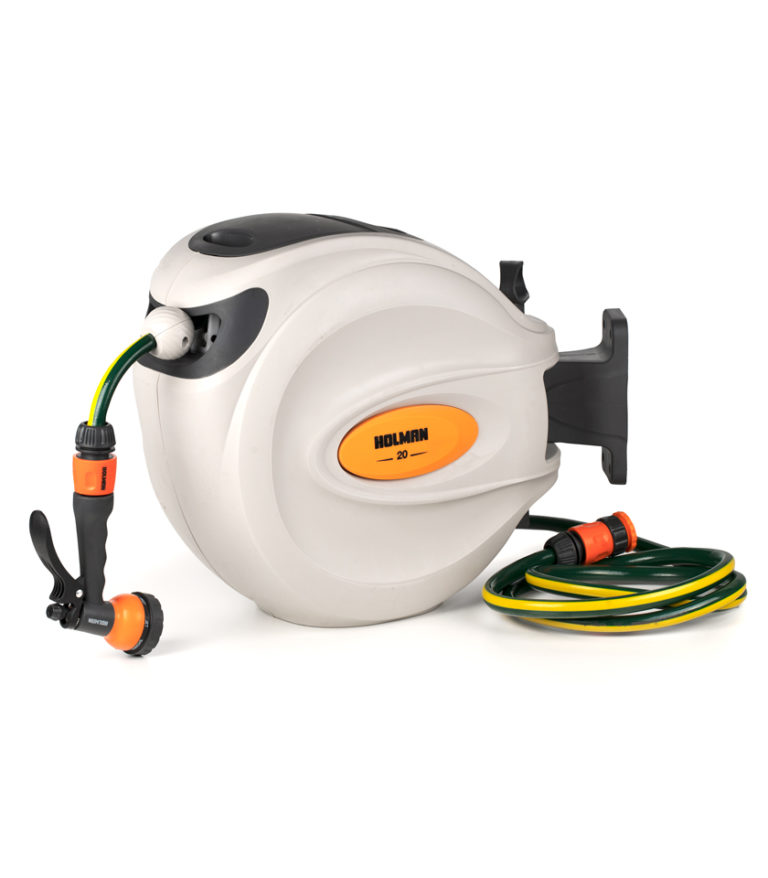 30m Retractable Hose Reel Easy Install & Rewind Holman Industries