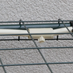 Flushing misting system Flushing misting system