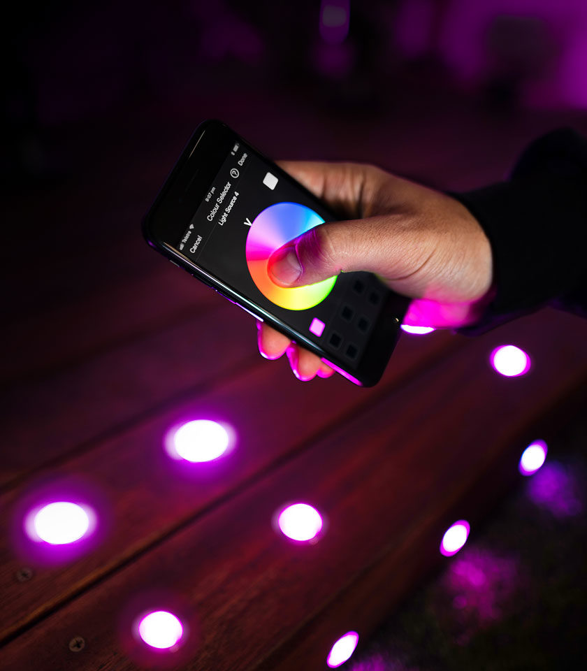 45mm RGB Colour Deck Lights