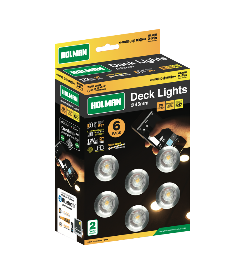45mm Warm White Deck Lights
