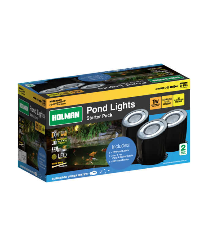 Warm White Pond Light Value Pack Holman Industries