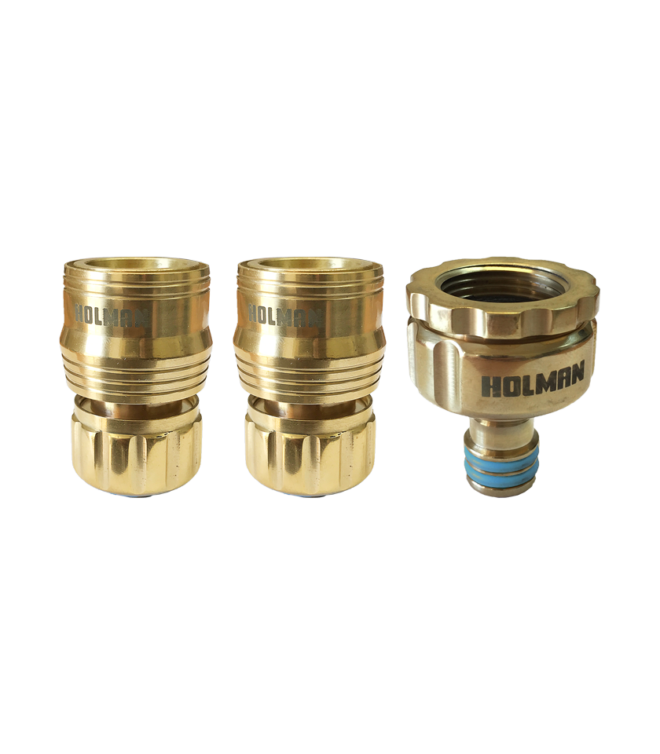 ⌀12mm Brass Hose Connector Set Holman Industries