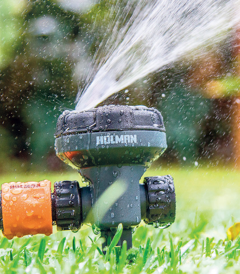 Sprinkler Spike Ricostruito Professionalmente – A Bassa Pressione, Effetto Gocce Di Pioggia, Modello Prospike W/wobbler, Vintage
