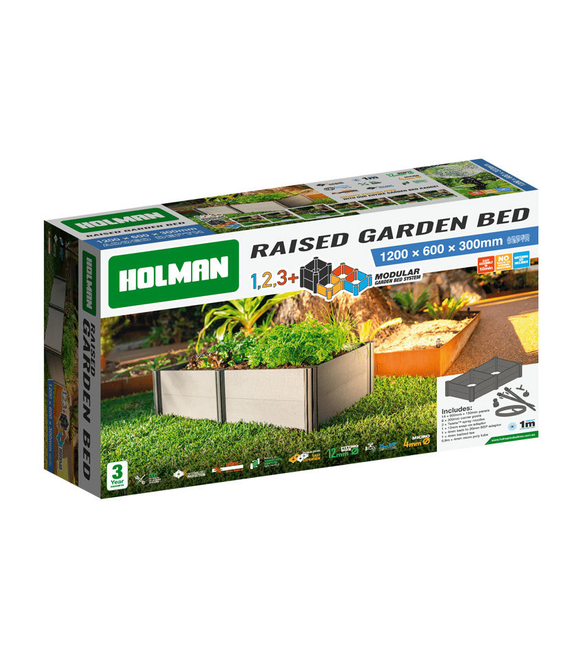 1200 × 600 × 300mm Raised Garden Bed