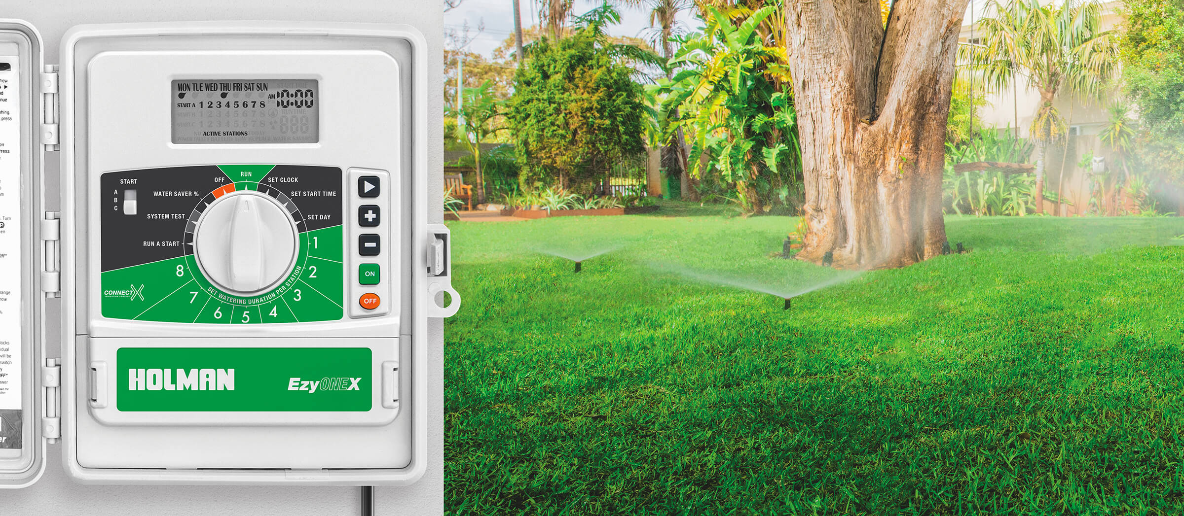 Irrigation Control 8 & 6 Station Irrigation Controllers Holman