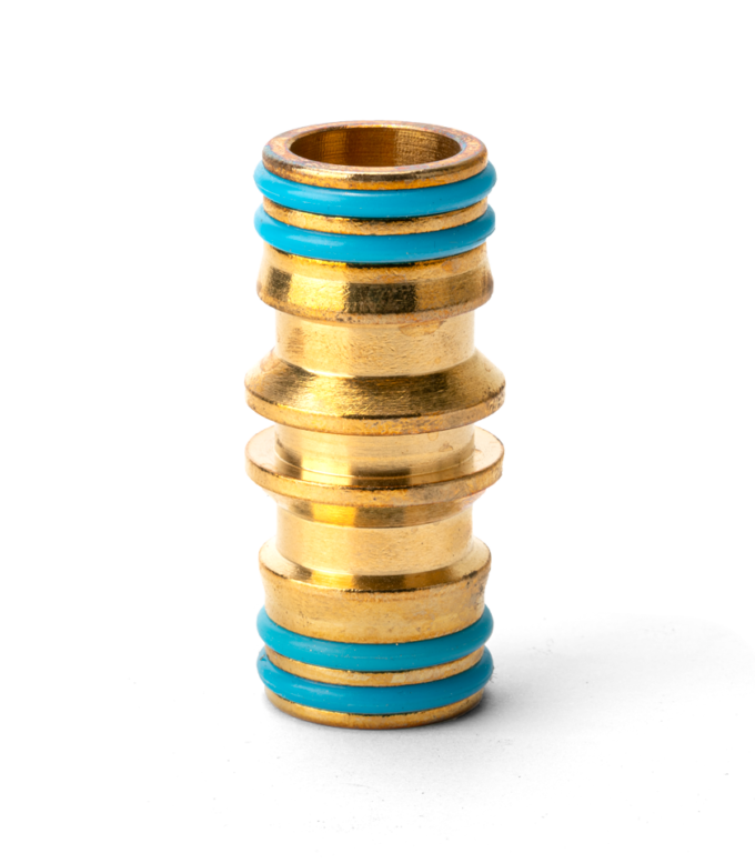 8031HB 18mm Brass 2 Way Coupling