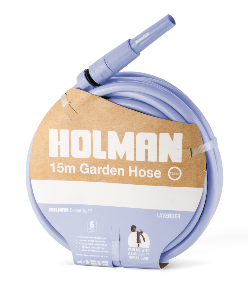 ⌀12mm × 15m ColourDip™ Hose and Nozzle Set – Lavender