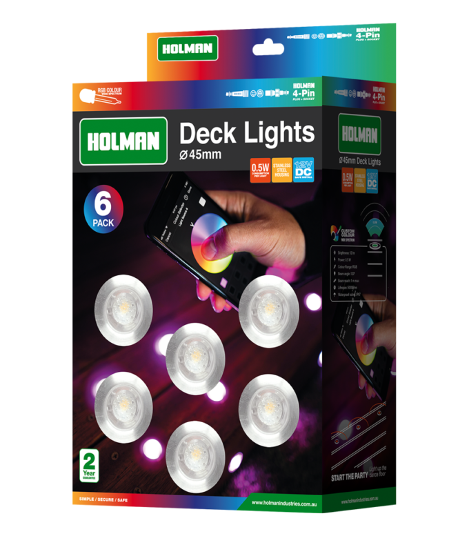 DLRGB4505 45mm RGB Colour Deck Lights