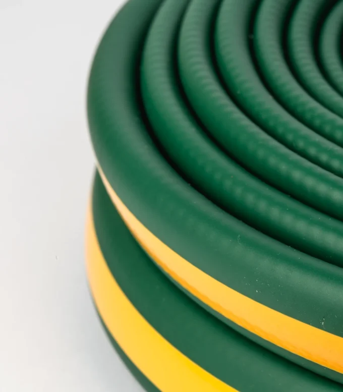 Flat Hose braiding close up