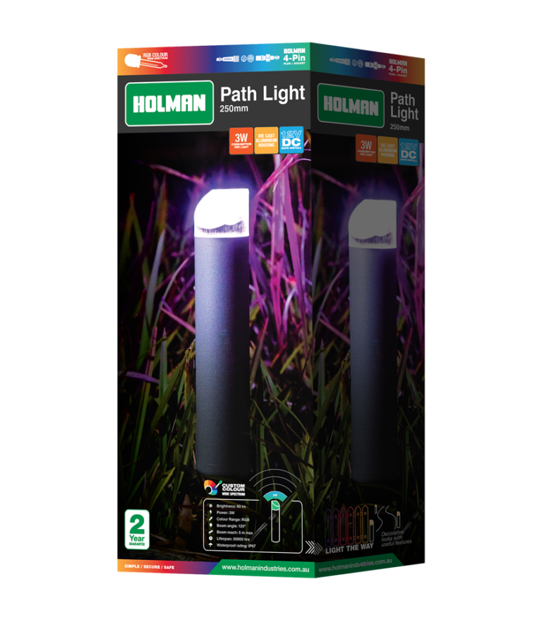 Footpath Rgb 250mm RGB Colour Path Light