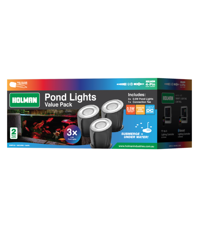 POLRGB1K RGB Colour Pond Lights