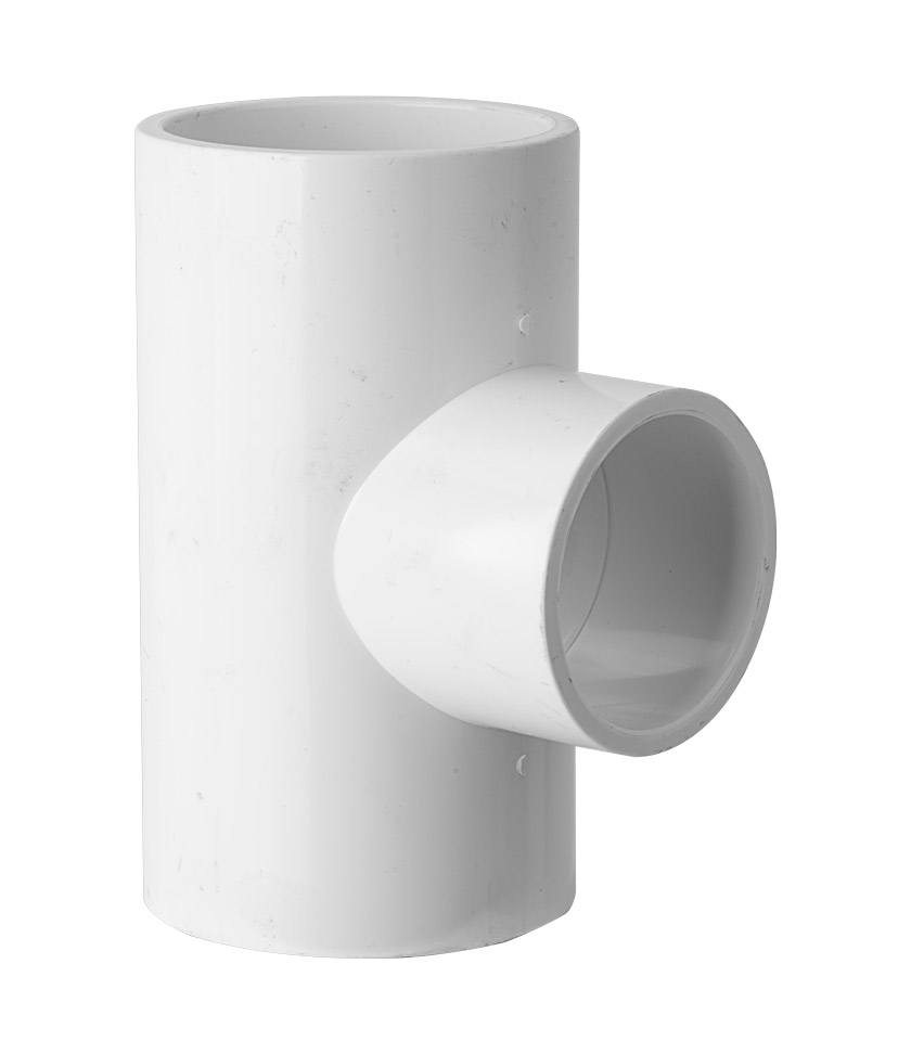 PVT6550 PVC Pressure Reducing Tee 65mm x 50mm