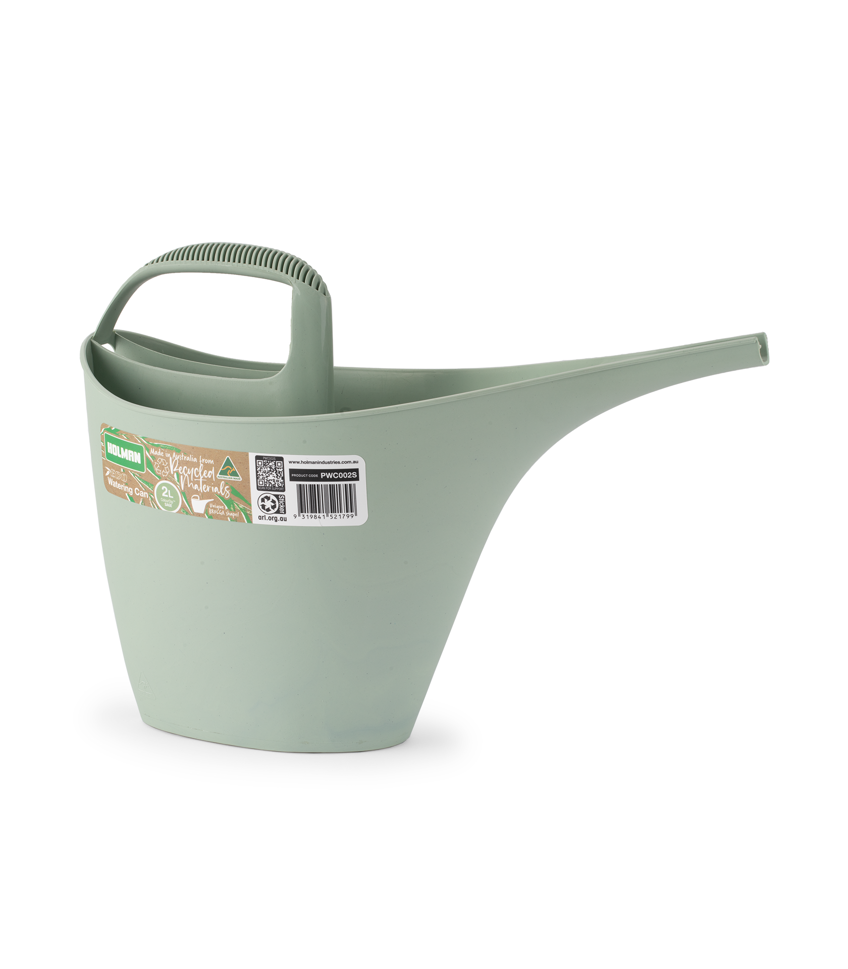 2 Litre ECO Watering Can Sage packaging