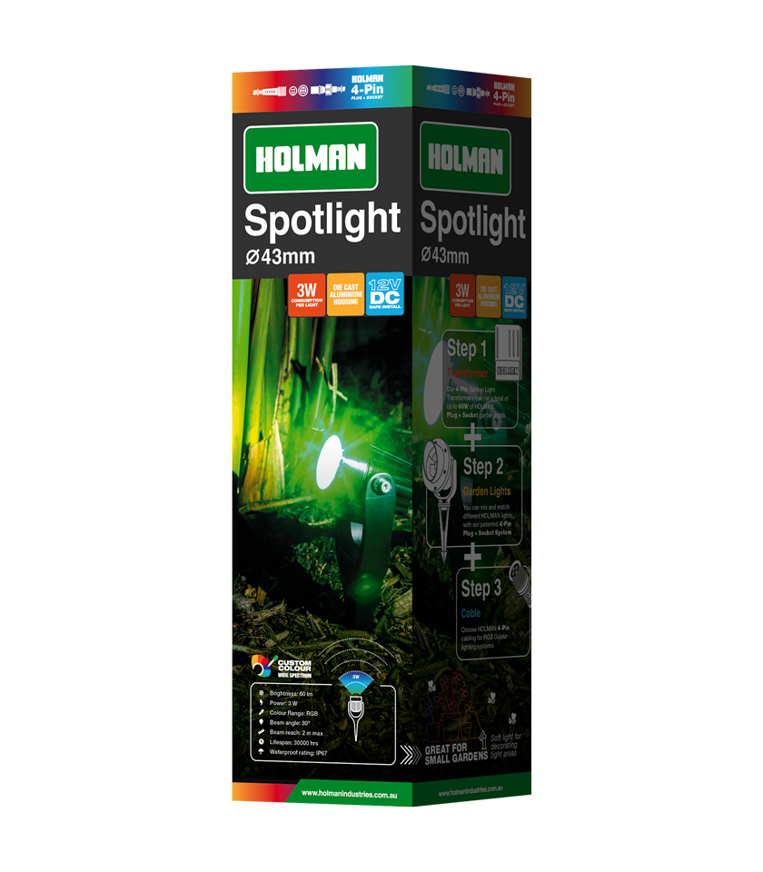 SLRGB433 43mm RGB Colour Spotlight
