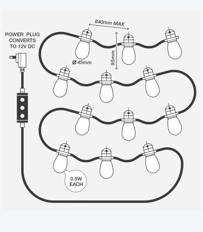 12× Bulb Wi-Fi Festoon Kit - Image 5